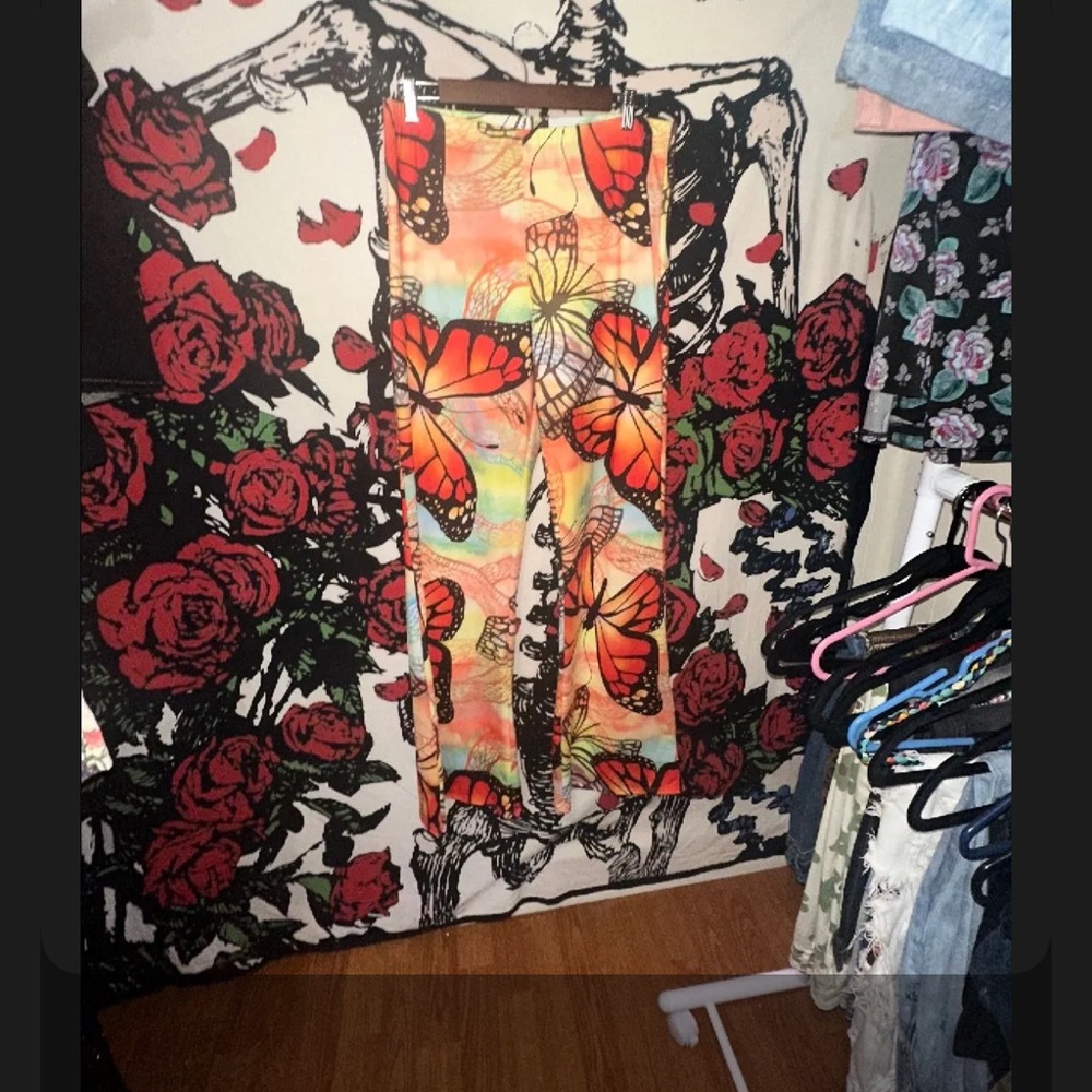 Butterfly Print Pants